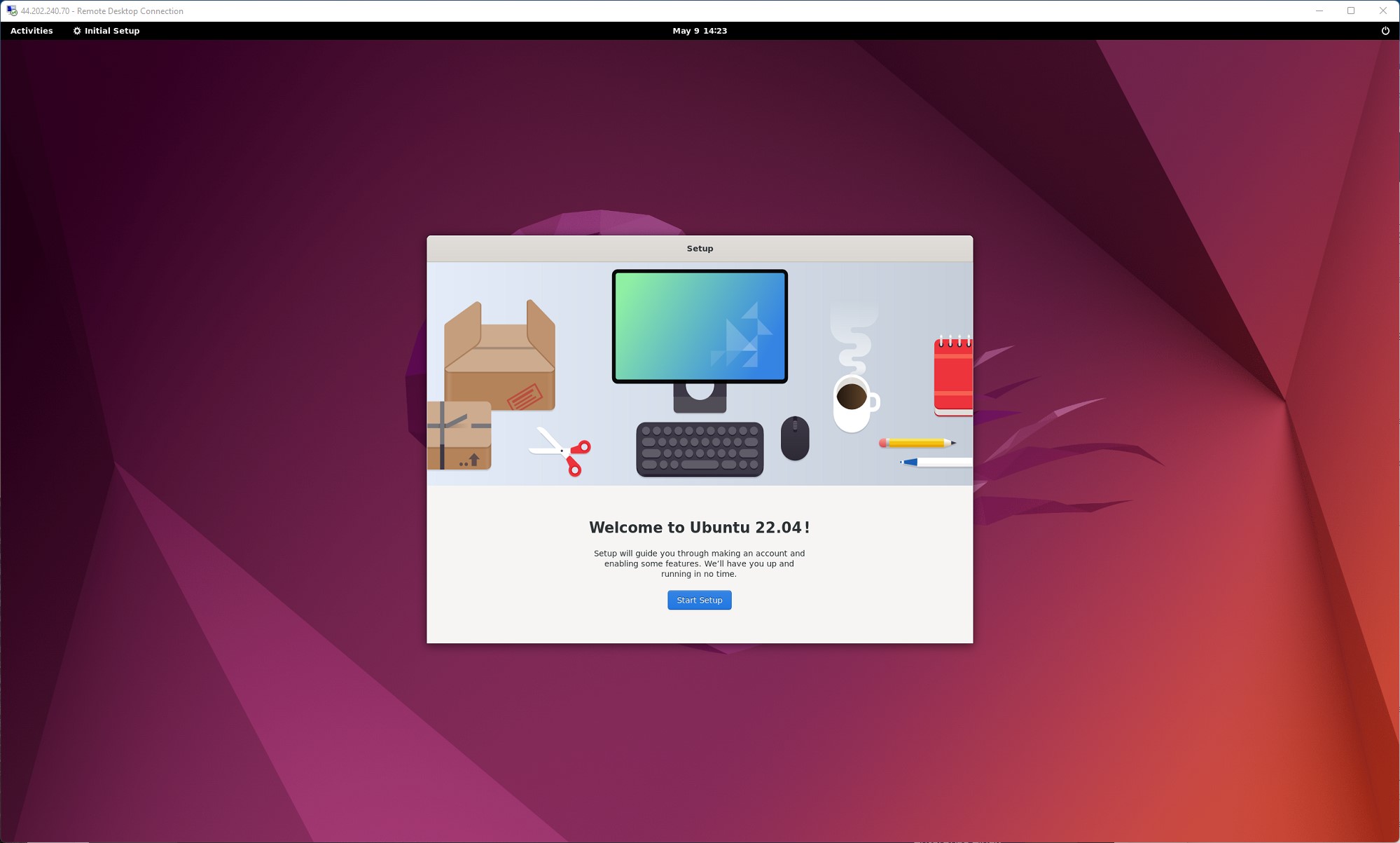 XRP to remote Gnome on Ubuntu 22.04